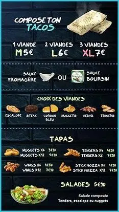 Menu board dynamique vertical 2