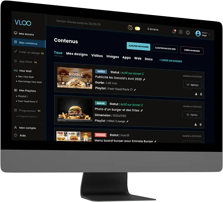 gestion de contenu cms digital signage 1